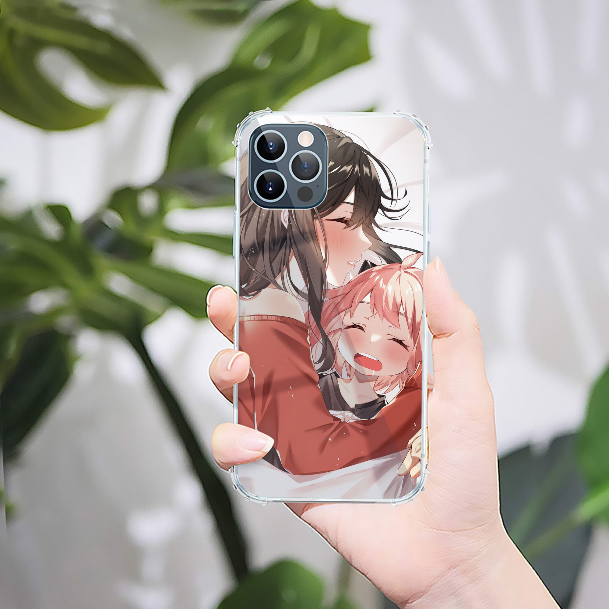（画像用） SPY×FAMILY间谍家家酒 【iPhone 12シリーズ対応】透明スマホケース（クリアソフトケース）